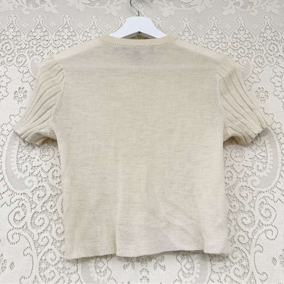 Proenza Schouler Ribbed Wool Crop Top - Picture 7 of 10